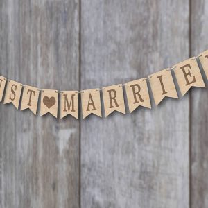 Wimpelkette justmarried3